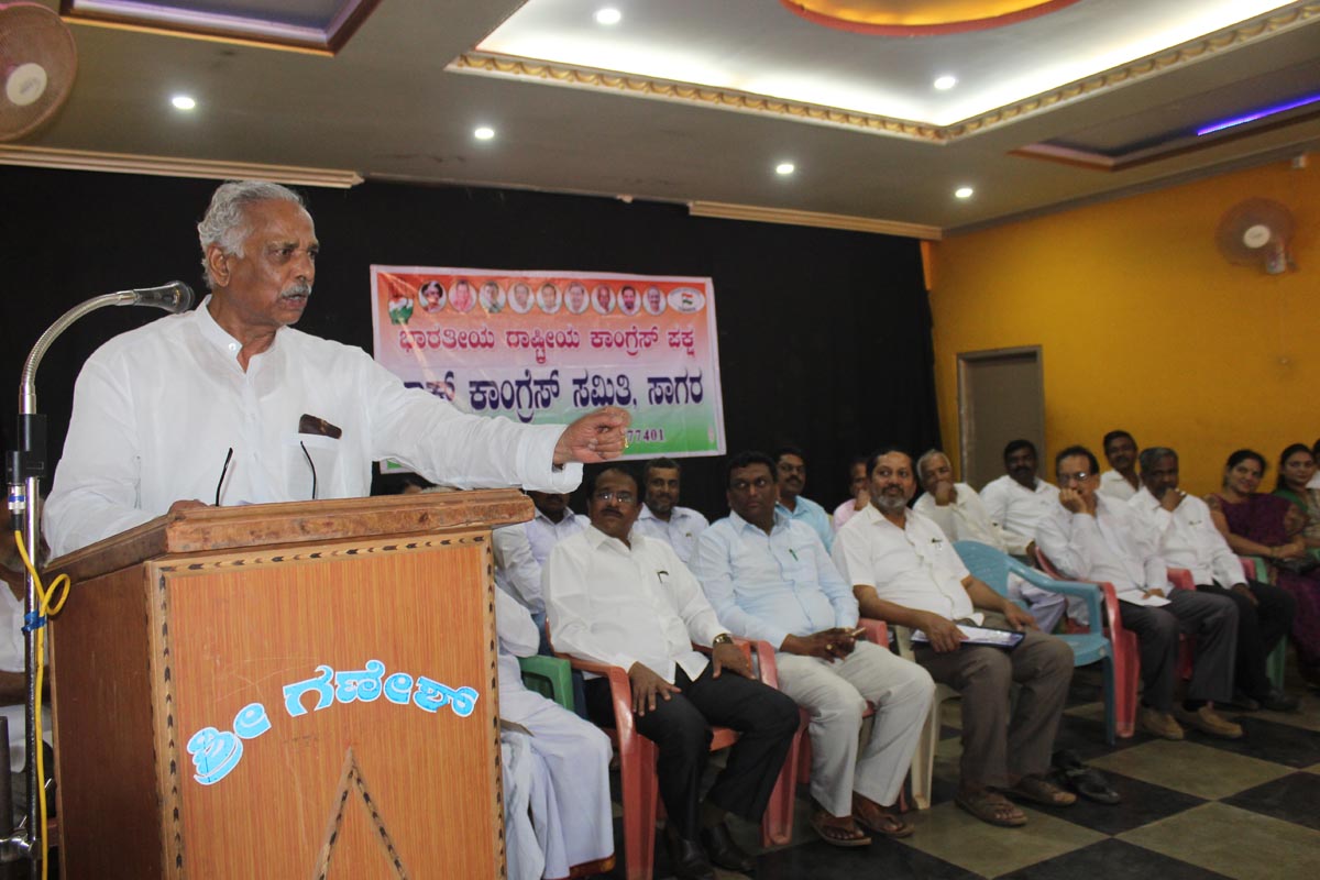 ನಾನು ಪ್ರಚಾರಪ್ರಿಯನಲ್ಲ, ನನ್ನ ರಾಜಕೀಯ ಜೀವನದಲ್ಲಿ ಯಾರಿಂದಲೂ ಐದು ಪೈಸೆ ಪಡೆದಿಲ್ಲ: ಕಾಗೋಡು ತಿಮ್ಮಪ್ಪ